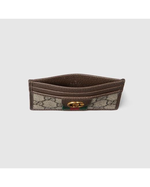 Gucci Ophidia Kartenetui in Brown für Herren