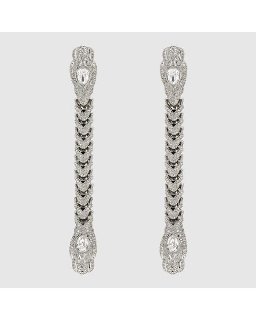 Orecchini Dionysus di Gucci in White