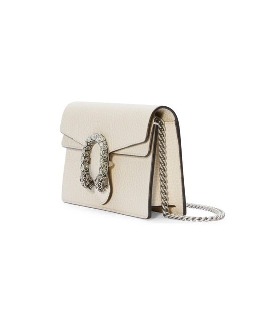 white leather mini bag