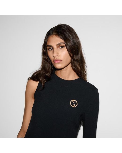 Gucci Metallic Blondie Crystal Brooch