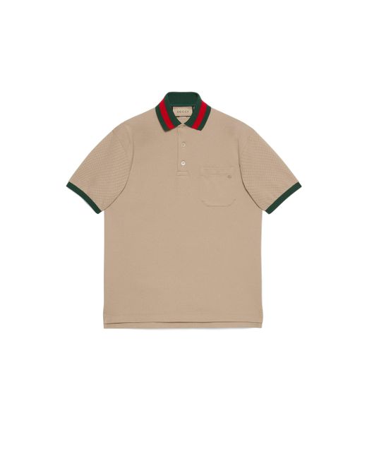 Polo da Uomo di Gucci in Neutro | Lyst