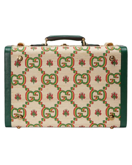 Maleta mediana 100 Gucci de Cuero de color Metálico para hombre | Lyst