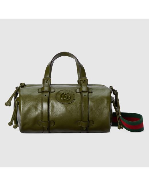 Gucci Kleine Reisetasche mit tonalem Doppel G in Green für Herren
