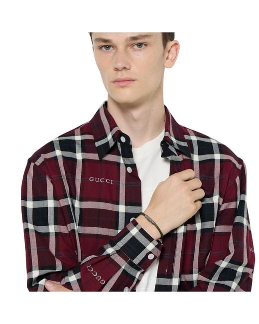 Bracciale Con Dettaglio Gg, Taglia di Gucci in Metallic