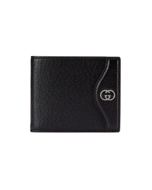 Gucci Card Case Wallet With Interlocking G in Black for Men | Lyst UK