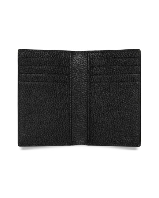 Gucci Black Long Card Case With Logo for men