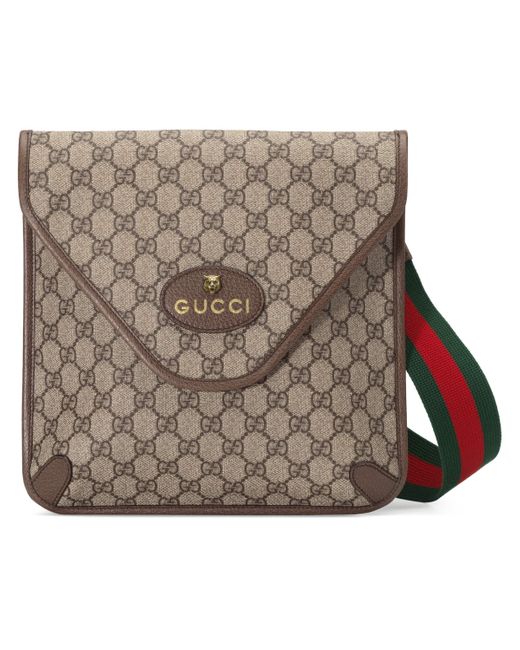 Bolso cruzado neo vintage con gg mediano Gucci de Cuero de color Neutro  para hombre | Lyst