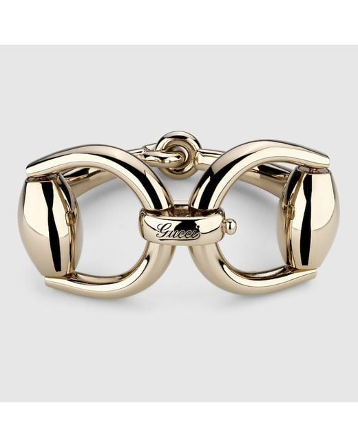 Gucci Metallic Single Horsebit Bracelet