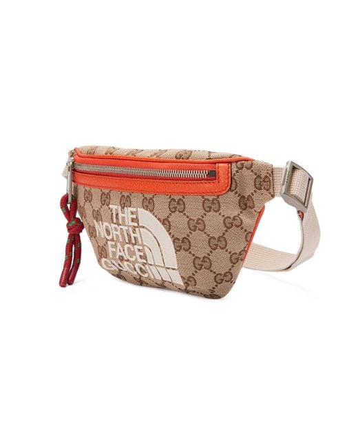 Gucci The North Face X Belt Bag in Natural for Men | Lyst