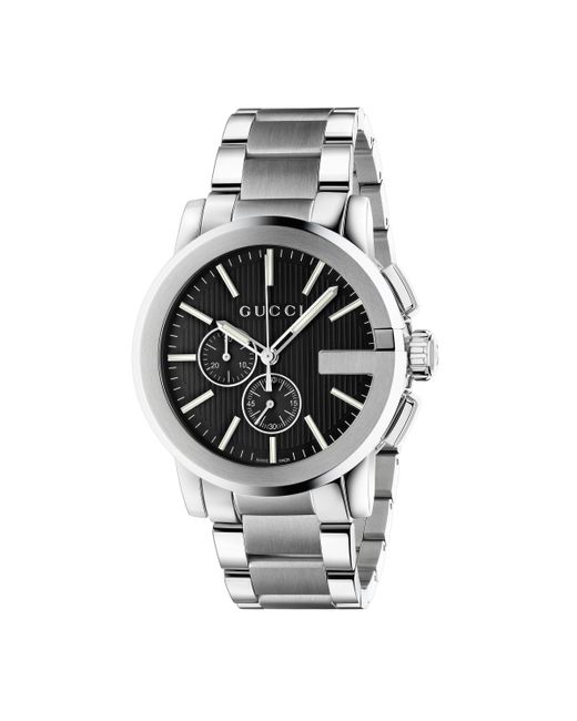 Gucci G-chrono Watch, 44mm in Metallic 