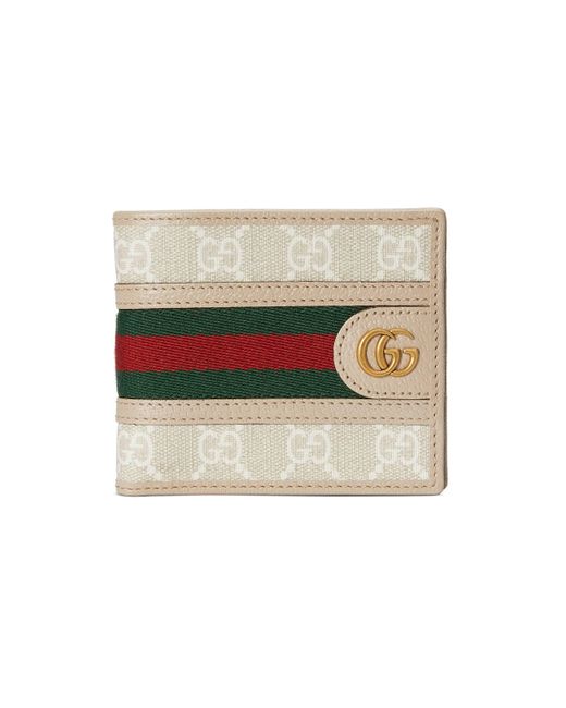 Gucci White Ophidia GG Wallet for men