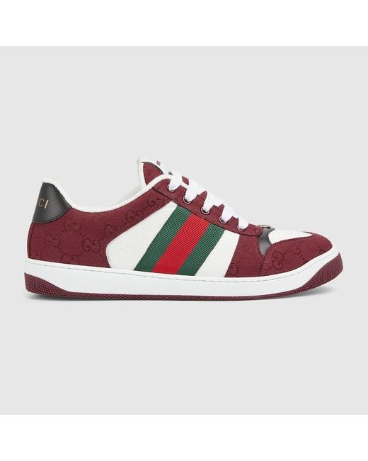 Baskets Screener Pour Homme, Taille Gucci pour homme en coloris Red