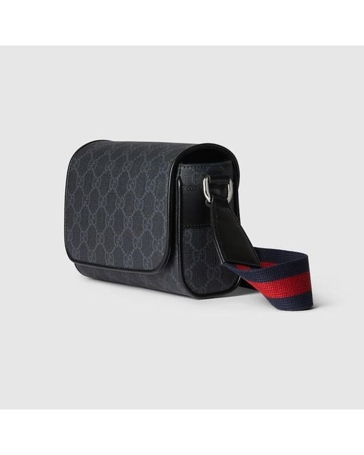 Gucci Black GG Super Mini Bag for men