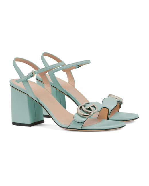 gucci heels green