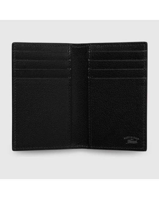 Gucci Black Lira Card Case, Leather for men