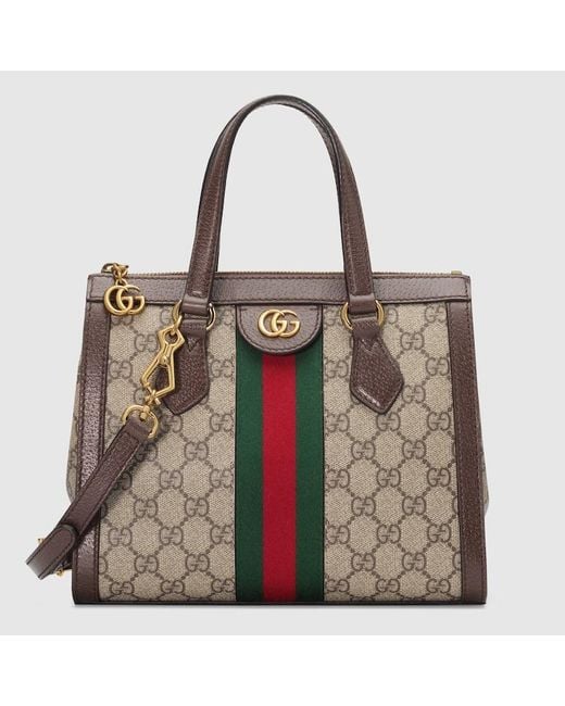 Gucci Multicolor Ophidia Gg Medium Tote Bag