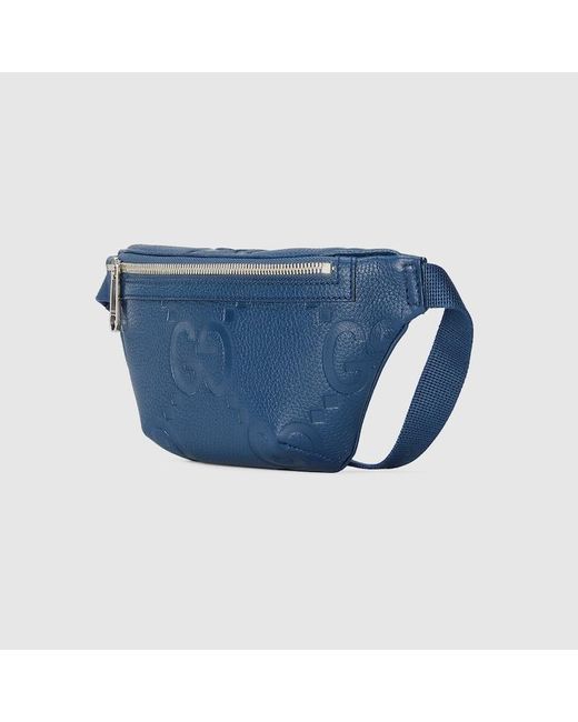 Gucci Blue Jumbo GG Small Belt Bag for men