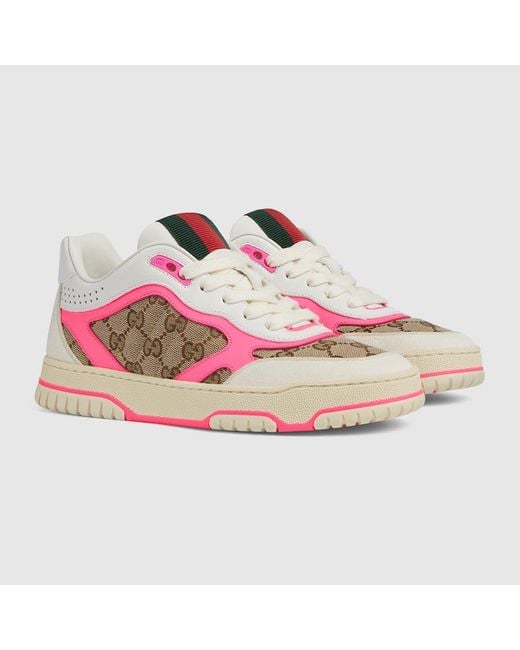 Gucci Pink Re-web Sneaker