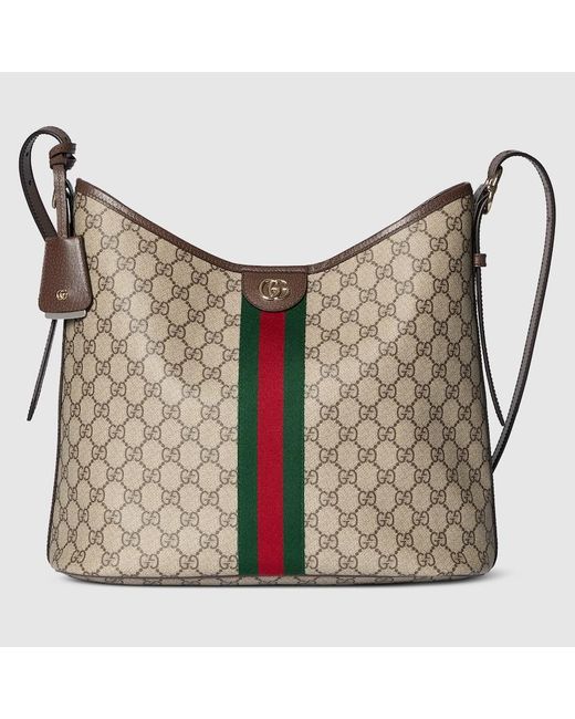 Gucci Gray Ophidia Large Shoulder Bag, Gg Canvas