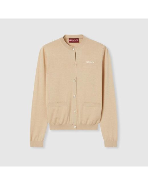 Cardigan di Gucci in Natural