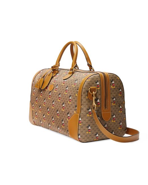 Gucci X Disney Mickey Mouse Monogram Duffel Travel Bag For Sale at 1stDibs   gucci mickey mouse duffle bag, gucci disney duffle bag, gucci mickey mouse  luggage