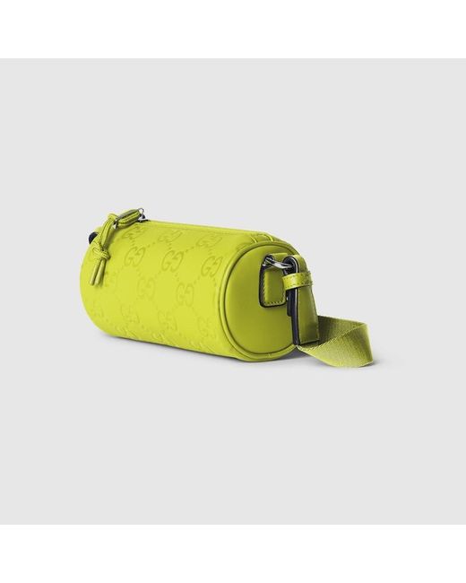Gucci Edge Mini-Zylindertasche in Yellow für Herren
