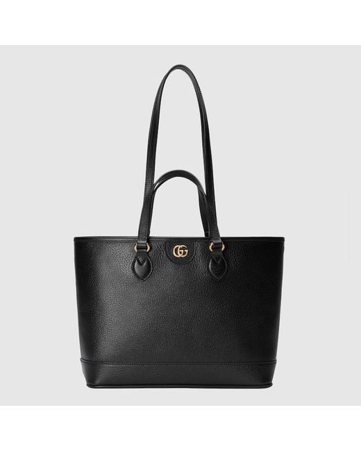 Gucci Black Ophidia Leather Tote Bag