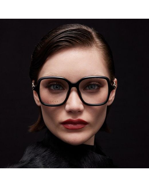 Occhiale A Farfalla di Gucci in Brown