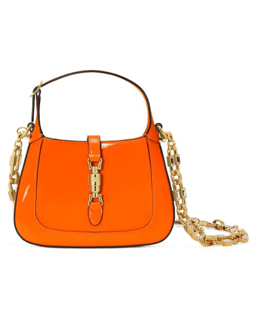 Gucci Leather Jackie 1961 Mini Shoulder Bag in Orange | Lyst Canada