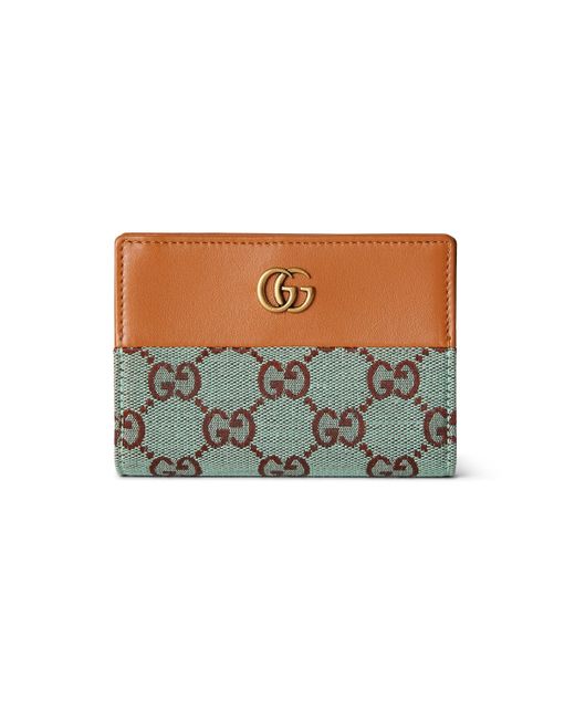 Gucci Blue GG Wallet With Coin Pocket