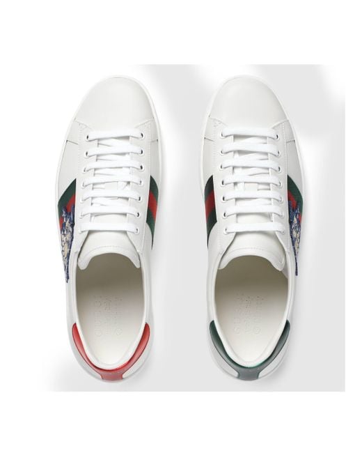 Baskets Ace à empiècement Les Trois Petits Cochons pour homme Gucci pour  homme en coloris Blanc | Lyst