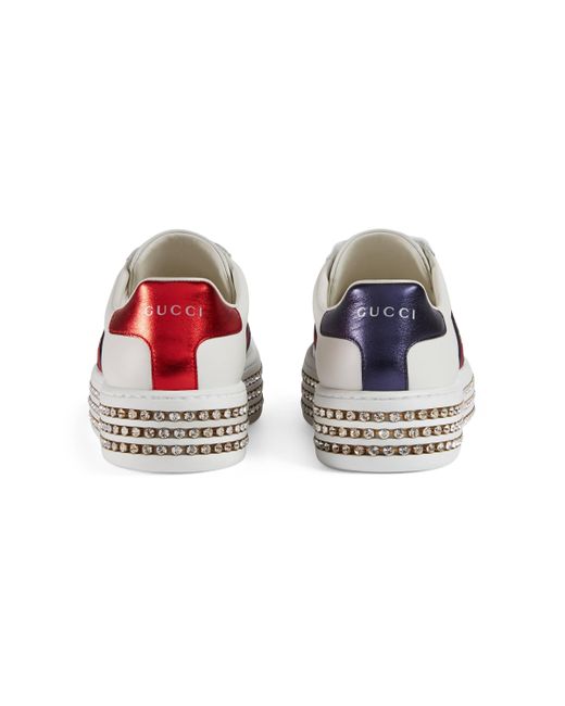 gucci crystal sneakers