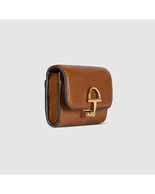 Portacarte Softbit di Gucci in Brown