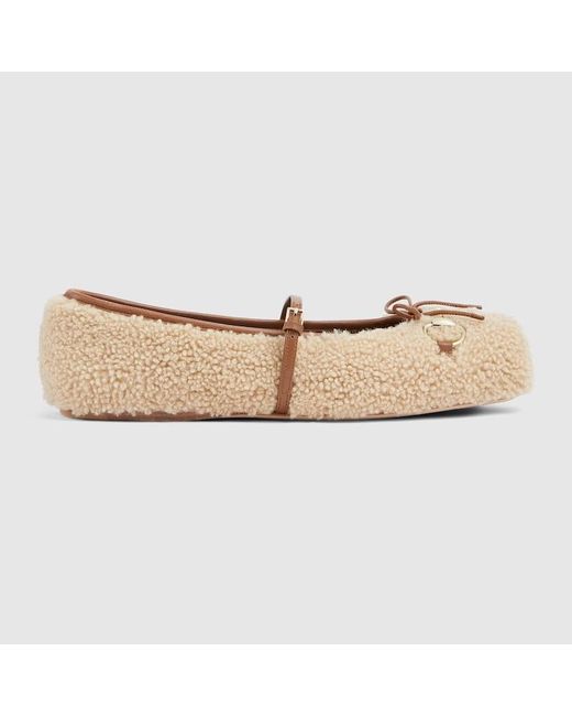 Ballerines Horsebit Pour Femme, Taille Gucci en coloris Natural
