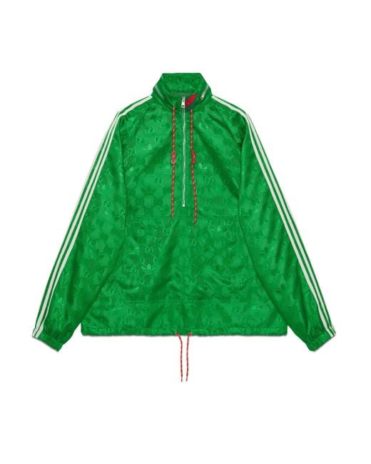 Gucci Green Adidas X Macro GG Jacket