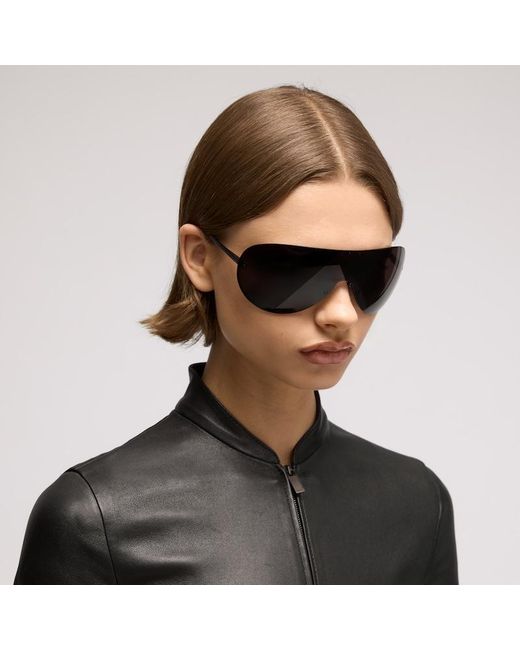 Gucci Brown Mask Frame Sunglasses