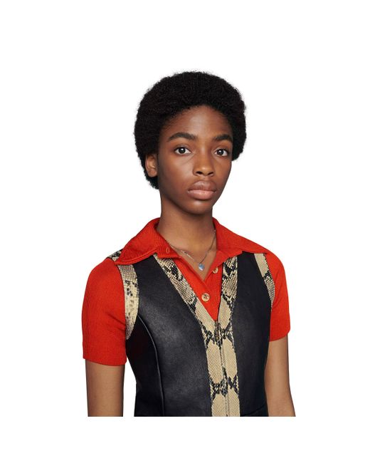Collana con cuore di Gucci | Lyst