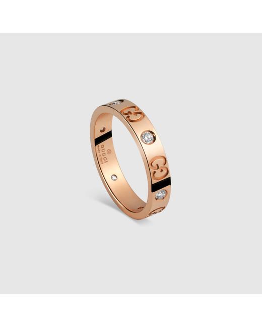 メンズ Gucci グッチピンクゴールドアイコンリング Lyst メンズ Gucci グッチピンクゴールドアイコンリング Lyst