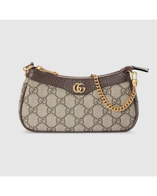 Gucci Brown Ophidia Mini Bag