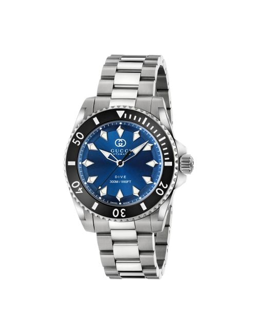 Gucci Blue Dive Watch