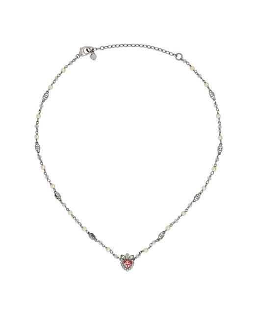 Gucci Metallic Lovelight Necklace With Double G