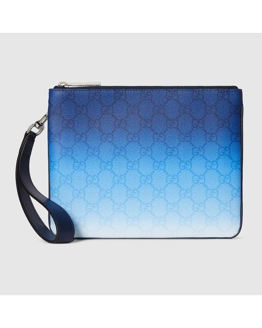 Gucci Blue Chroma Small Pouch for men