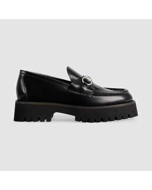 Gucci Black Loafer With Horsebit
