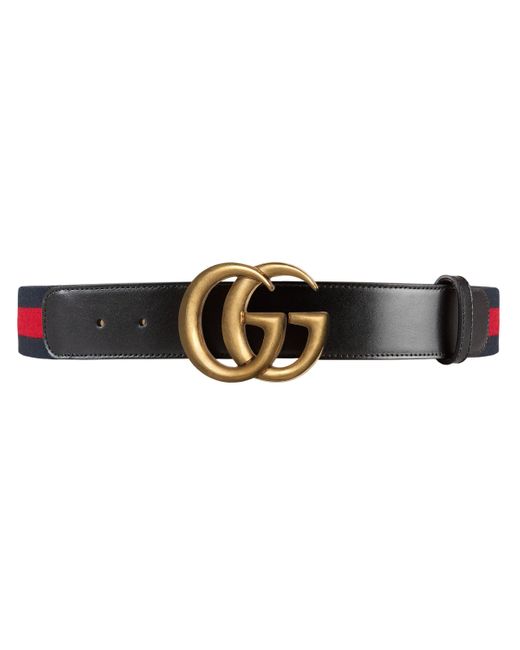 black red gucci belt