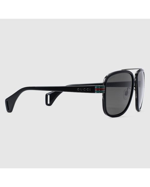 Gucci Multicolor Aviator Sunglasses for men