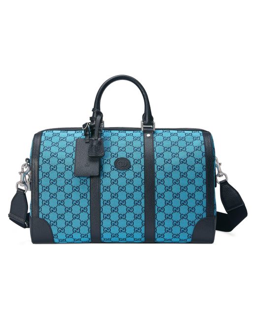 Gucci GG Multicolour Small Tote Bag in Blue for Men