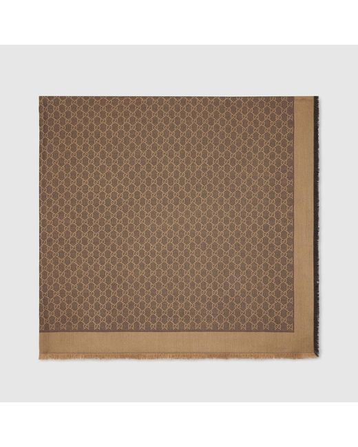 Scialle di Gucci in Brown