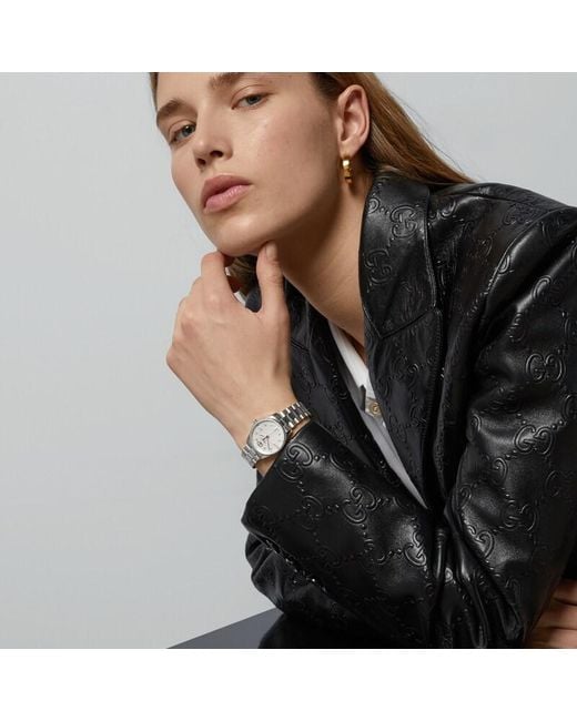 Gucci Metallic G-timeless Watch, 29mm