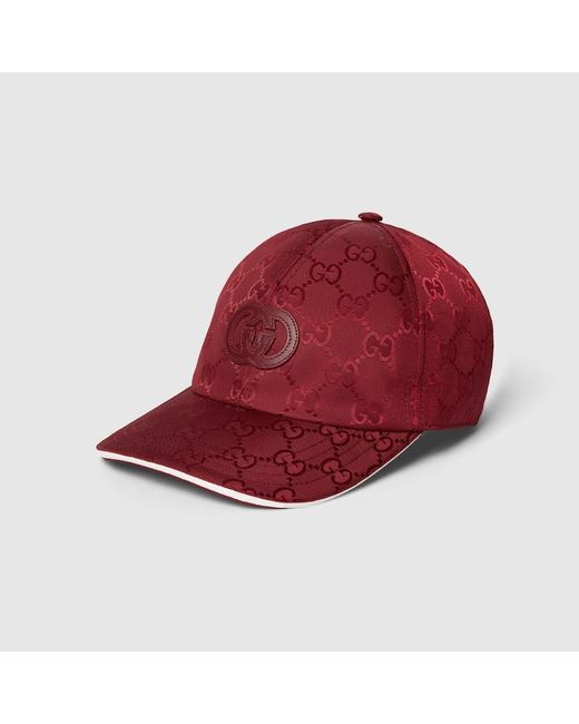 Casquette En Nylon Gg, Taille Gucci pour homme en coloris Red