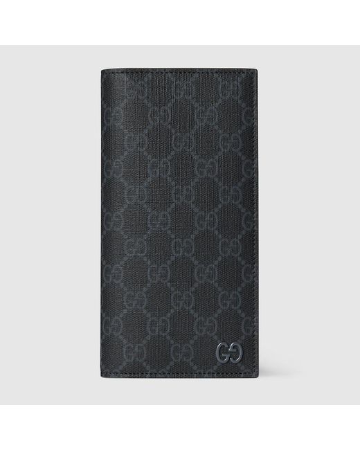 Gucci Gray Interior Gg Long Wallet for men